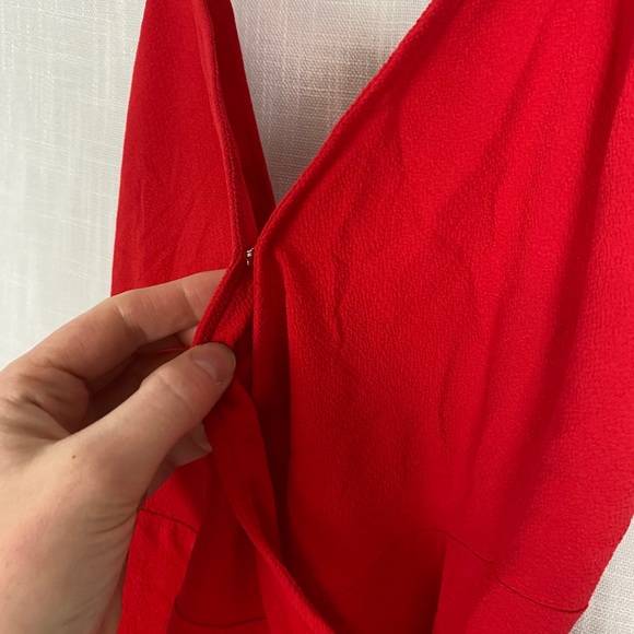 Show Me Your Mumu meghan red wrap dress small - Picture 7 of 10